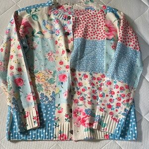 Patchwork cardigan